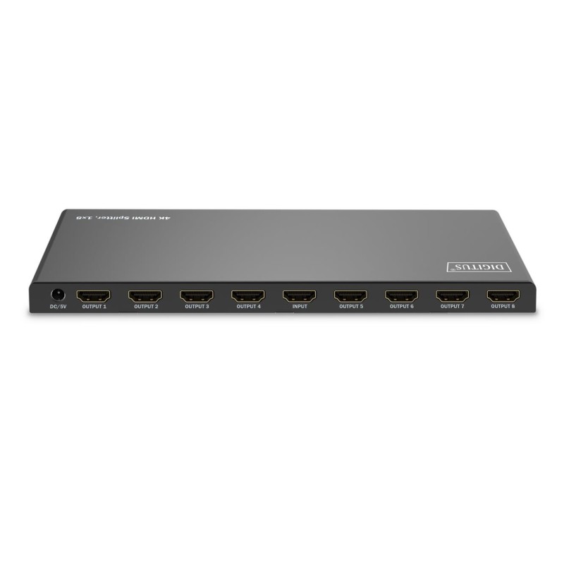 Rozdzielacz/Splitter DIGITUS HDMI 1x8, 4K/60Hz UHD z HDR, 18 Gbps, HDCP