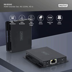 Przedłużacz/Extender DIGITUS HDMI 4K/120Hz 40m po skrętce HD… | PartsPC.pl