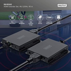 Przedłużacz/Extender DIGITUS HDMI 4K/120Hz 40m po skrętce HD… | PartsPC.pl