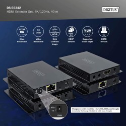 Przedłużacz/Extender DIGITUS HDMI 4K/120Hz 40m po skrętce HD… | PartsPC.pl