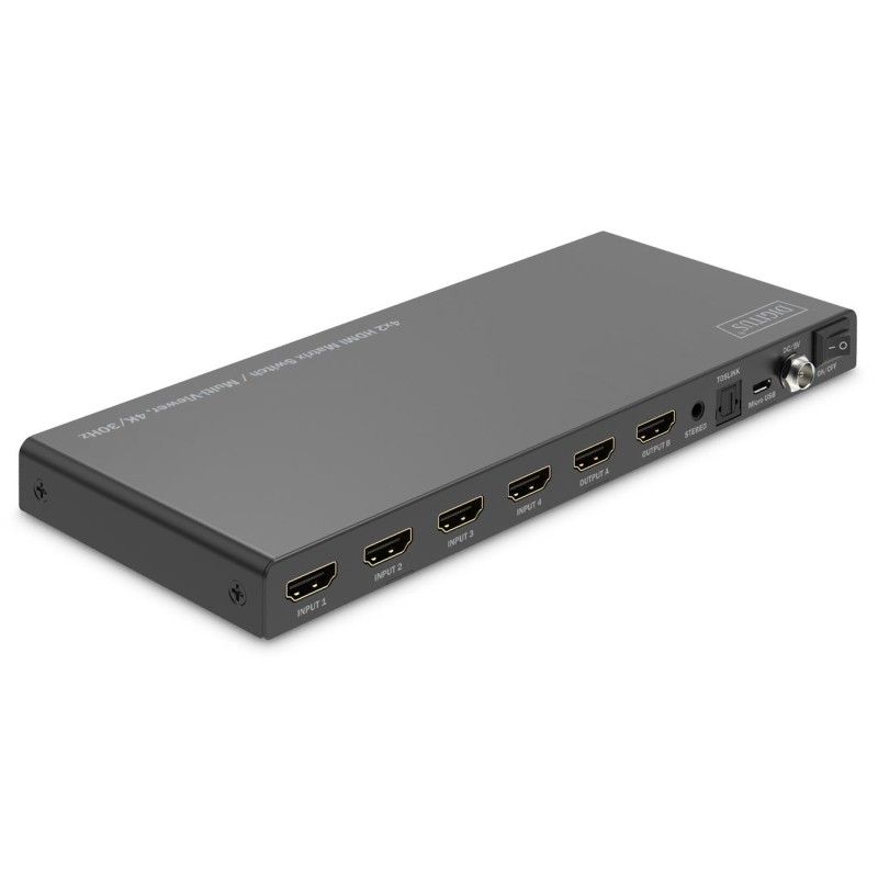 Przełącznik/Matrix DIGITUS HDMI 4/2-porty 4K/30Hz UHD... | PartsPC.pl