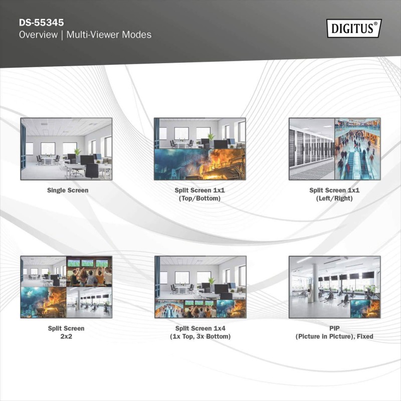 Przełącznik/Matrix DIGITUS HDMI 4/2-porty 4K/30Hz UHD... | PartsPC.pl