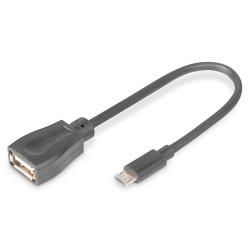 Kabel USB 2.0 DIGITUS HighSpeed OTG Typ microUSB B/USB A M/Ż… | PartsPC.pl