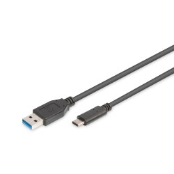 Kabel USB 3.0 DIGITUS SuperSpeed Typ USB A/USB C M/M czarny … | PartsPC.pl