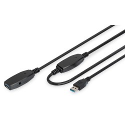 Kabel przedłużający aktywny DIGITUS DA-73105 USB 3.0 10m | PartsPC.pl