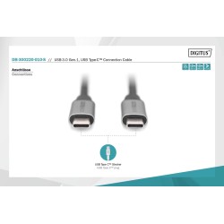 Kabel USB 3.0 DIGITUS PREMIUM 60W/5Gbps Typ USB C/USB C M/M … | PartsPC.pl