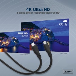 Kabel połączeniowy DIGITUS silikonowy USB-C - USB-C, USB... | PartsPC.pl
