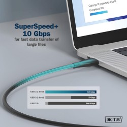 Kabel połączeniowy DIGITUS silikonowy USB-C - USB-C, USB... | PartsPC.pl