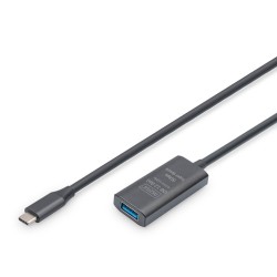 Kabel przedłużający aktywny DIGITUS DA-73110, USB 3.2 Gen1, 5Gbps, USB-C -