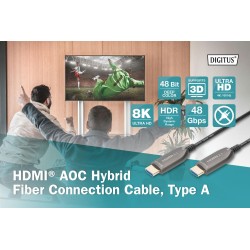 Kabel DIGITUS połączeniowy hybrydowy AOC HDMI 2.1 Ultr... | PartsPC.pl