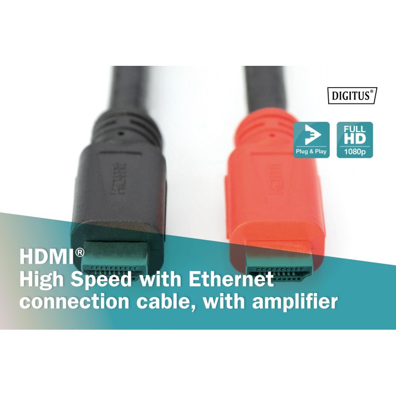 DIGITUS kabel HDMI AK-330118-100-S – Długość: 10 m