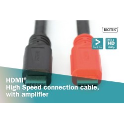 Kabel DIGITUS HDMI HighSpeed ze wzmacniaczem 1080p60Hz FHD T… | PartsPC.pl