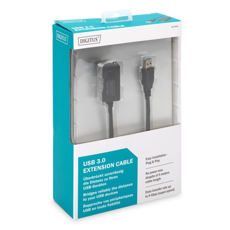 Kabel przedłużający aktywny DIGITUS DA-73104 USB 3.0 5m | PartsPC.pl