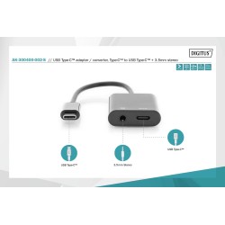 Kabel DIGITUS USB 3.1 Typ C Gen.2 SuperSpeed+ 10Gbps MiniJac… | PartsPC.pl