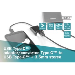 Kabel DIGITUS USB 3.1 Typ C Gen.2 SuperSpeed+ 10Gbps MiniJac… | PartsPC.pl