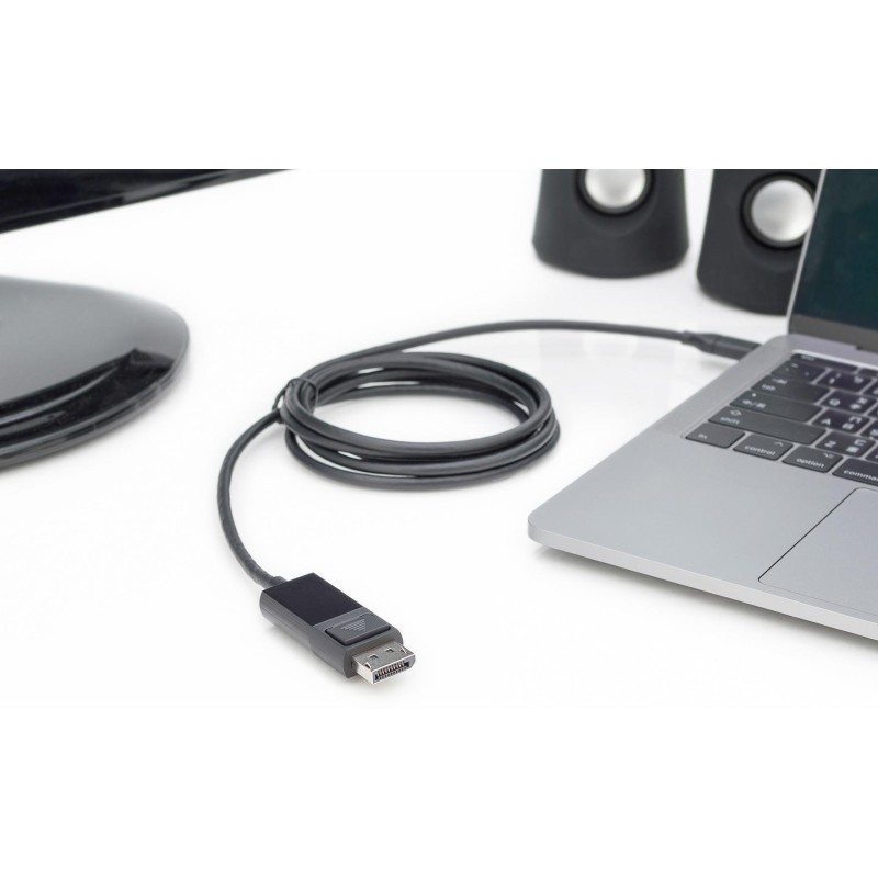 Kabel adapter DIGITUS USB 3.1 Gen 2 SuperSpeed+ Typ USB C/DP… | PartsPC.pl