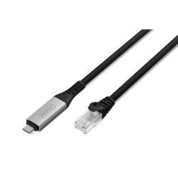 Kabel adapter DIGITUS USB-C – RJ45 Kat. 6A S/FTP, 1 Gbit/s, … | PartsPC.pl