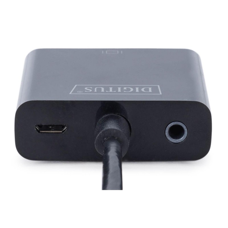 Adapter audio-video DIGITUS HDMI typ A do VGA, FHD, 3.5mm Mi… | PartsPC.pl