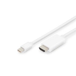 Kabel adapter DIGITUS miniDisplayPort 1.2 4K 60Hz UHD Typ mi… | PartsPC.pl