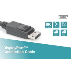 DIGITUS kabel DisplayPort AK-340106-030-S – Długość: 3 m