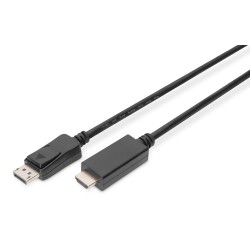Kabel adapter DIGITUS DisplayPort 1.2 4K 60Hz UHD Typ DP/HDM… | PartsPC.pl
