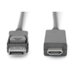 Kabel adapter DIGITUS DisplayPort 1.2 4K 60Hz UHD Typ DP/HDM… | PartsPC.pl