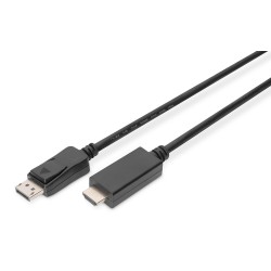 Kabel adapter DIGITUS DisplayPort 1.2 4K 60Hz UHD Typ DP/HDM… | PartsPC.pl