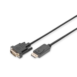 Kabel adapter DIGITUS DisplayPort z zatrzaskiem 1080p 60Hz F… | PartsPC.pl