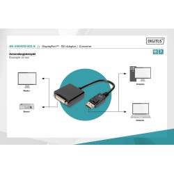 Kabel adapter DIGITUS DisplayPort z Dual Link 1080p 60Hz FHD… | PartsPC.pl