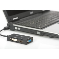 Kabel adapter DIGITUS 3w1 DisplayPort 4K 30Hz/1080p 60Hz DP … | PartsPC.pl