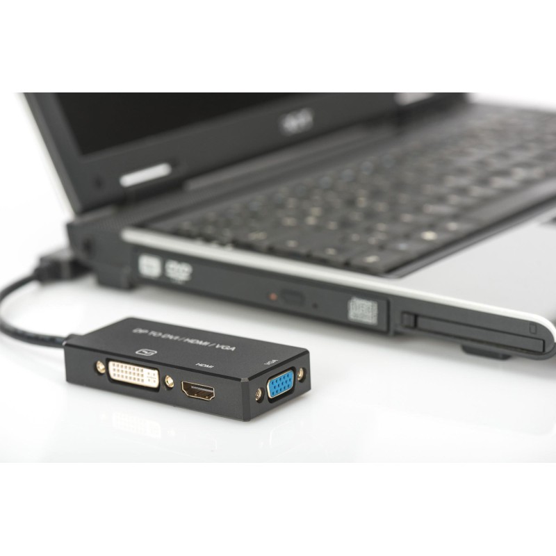 Kabel adapter DIGITUS 3w1 DisplayPort 4K 30Hz/1080p 60Hz DP … | PartsPC.pl
