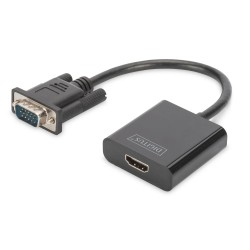 Kabel adapter DIGITUS VGA do HDMI 1080p FHD audio 3.5mm Mini… | PartsPC.pl