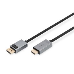 Kabel adapter DIGITUS PREMIUM DisplayPort - HDMI 4K 30Hz DP/… | PartsPC.pl