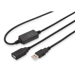 Kabel przedłużający aktywny DIGITUS DA-73100-1 USB 2.0 10m… | PartsPC.pl
