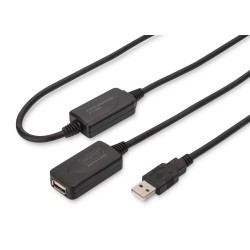 Kabel przedłużający aktywny DIGITUS DA-73102 USB 2.0 20m | PartsPC.pl