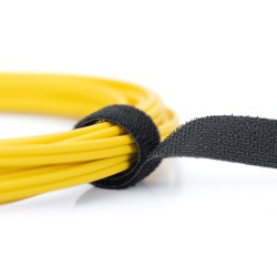 Taśma rzepowa DIGITUS 10m/15mm (rolka) czarna | PartsPC.pl