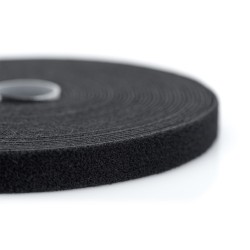 Taśma rzepowa DIGITUS 10m/15mm (rolka) czarna | PartsPC.pl