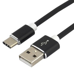 Kabel USB-C everActive CBS-1.5CB 1,5m czarny | PartsPC.pl