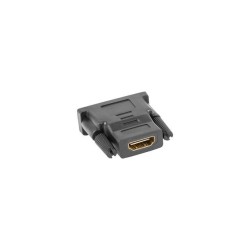 Adapter Lanberg AD-0010-BK HDMI (F) - DVI-D (M)(24+1) Dual L… | PartsPC.pl