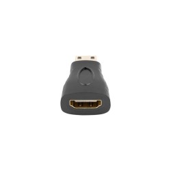 Adapter Lanberg AD-0037-BK HDMI(F) - mini HDMI(M) czarny | PartsPC.pl