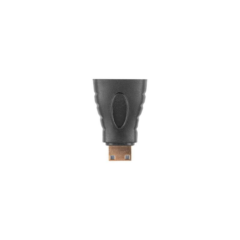 Adapter Lanberg AD-0037-BK HDMI(F) - mini HDMI(M) czarny | PartsPC.pl