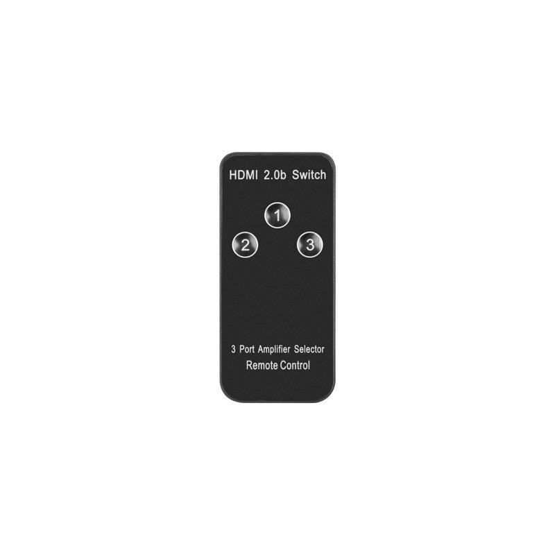 Switch HDMI Lanberg 3x HDMI + port micro USB czarny | PartsPC.pl