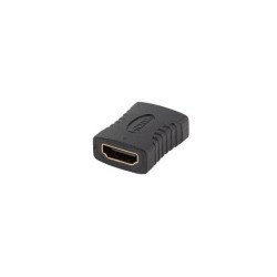 Adapter Lanberg HDMI(F)- HDMI(F) 4K beczka czarny | PartsPC.pl