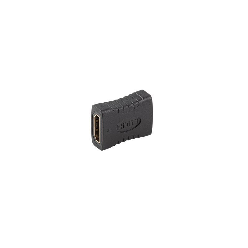 Adapter Lanberg HDMI(F)- HDMI(F) 4K beczka czarny | PartsPC.pl