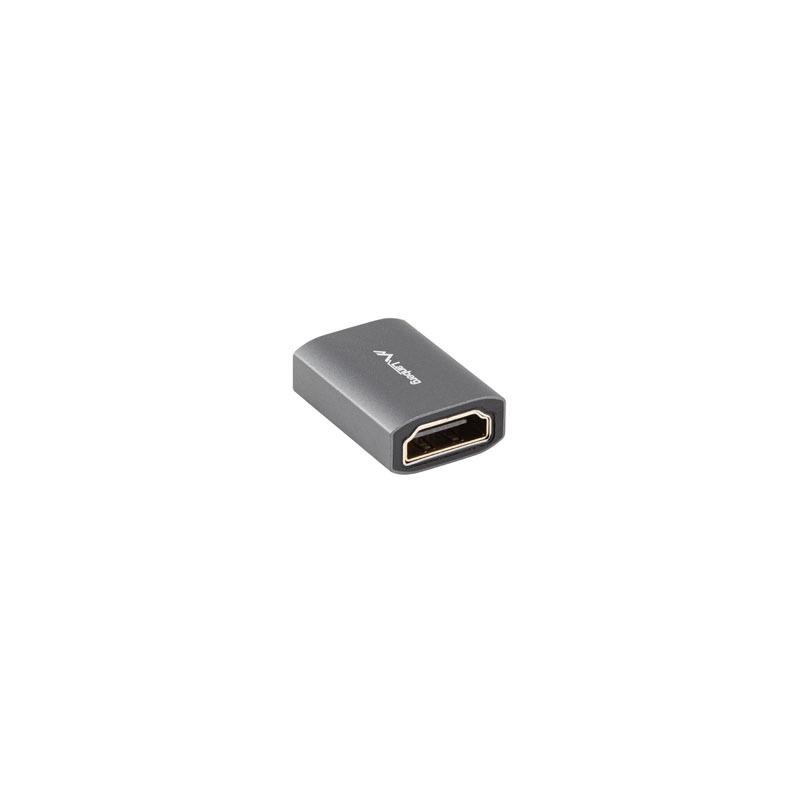 Adapter Lanberg HDMI(F)- HDMI(F) 8K beczka srebrna aluminium… | PartsPC.pl