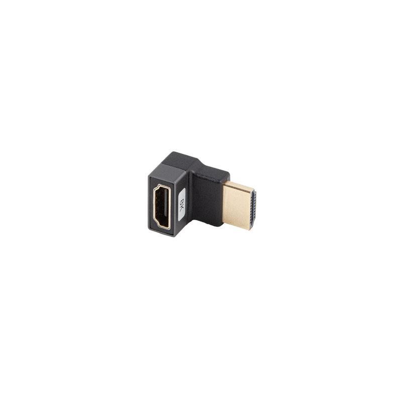 Adapter Lanberg HDMI(F)- HDMI(F) 8K kątowy góra aluminimum s… | PartsPC.pl