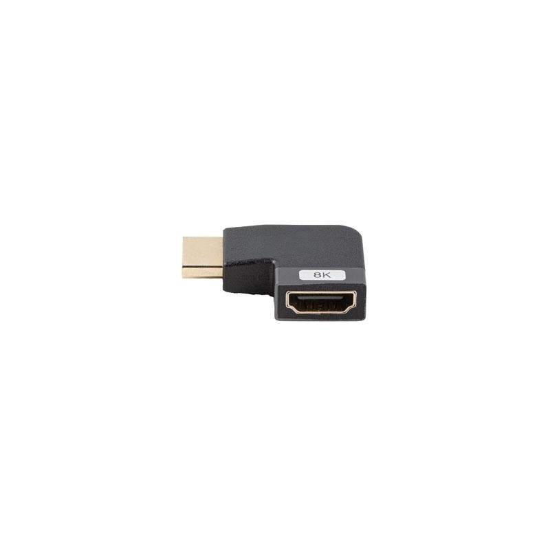 Adapter Lanberg HDMI(F)- HDMI(F) 8K kątowy lewo aluminimum s… | PartsPC.pl