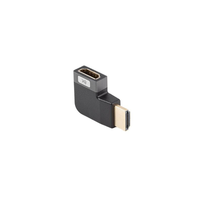 Adapter Lanberg HDMI(F)- HDMI(F) 8K kątowy lewo aluminimum s… | PartsPC.pl