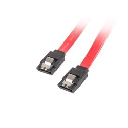 Kabel SATA Lanberg SATA-III DATA 0,5m metalowe zatrzaski | PartsPC.pl