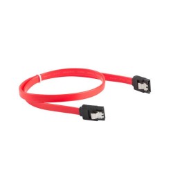 Kabel SATA Lanberg SATA-III DATA 0,5m metalowe zatrzaski | PartsPC.pl